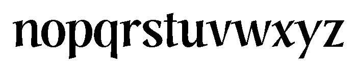 Alizah Regular Font LOWERCASE