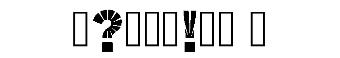 Alize Regular Font OTHER CHARS