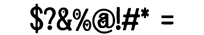 AllMyHeart Font OTHER CHARS