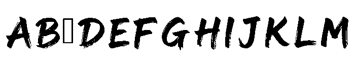 Allay Regular Font UPPERCASE
