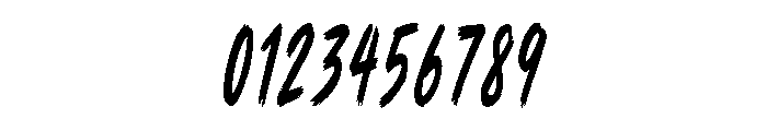 Alley Brush Font OTHER CHARS