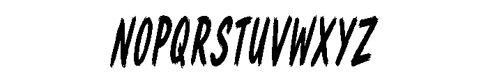 Alley Brush Font LOWERCASE