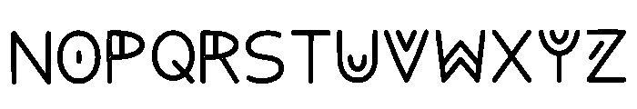 Allio Regular Font LOWERCASE