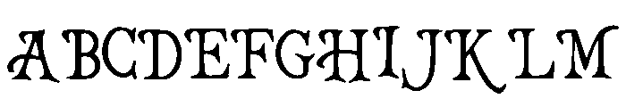 Allison Font UPPERCASE