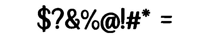 Allium Font OTHER CHARS