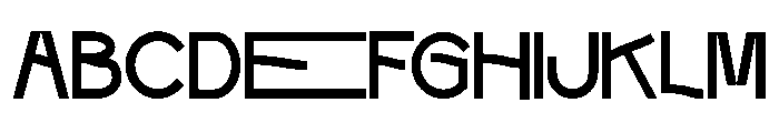 Allrhidge Font UPPERCASE
