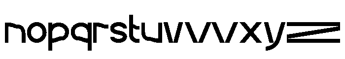 Allrhidge Font LOWERCASE