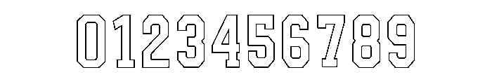 Allstar-Academy Outline Font OTHER CHARS