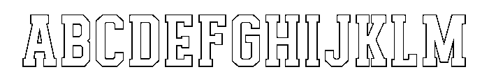 Allstar-Academy Outline FONT