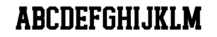 Allstar-Academy Font UPPERCASE