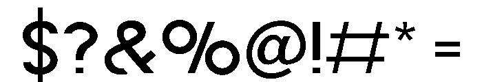 Allteco-Regular Font OTHER CHARS