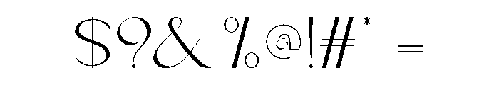 Allura Diamond Font OTHER CHARS