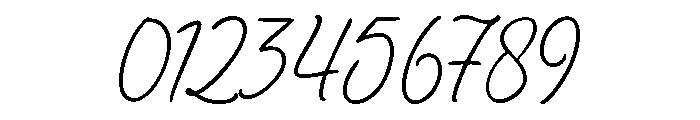 Allura Signature Regular Font OTHER CHARS