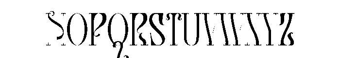 Allurey Font UPPERCASE
