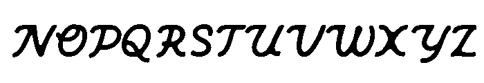 Alma Maison Inked Font UPPERCASE