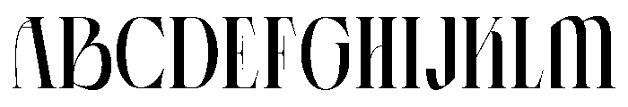 Almanac Zitole Regular Font UPPERCASE