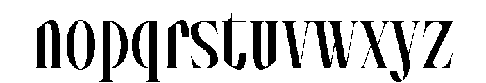 Almanac Zitole Regular Font LOWERCASE