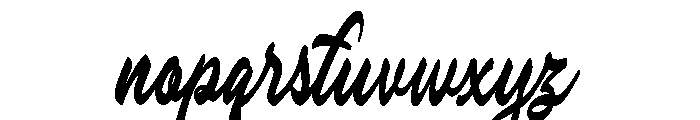 Almanta Regular Font LOWERCASE