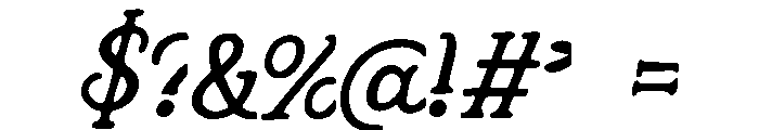 Almendra Font OTHER CHARS