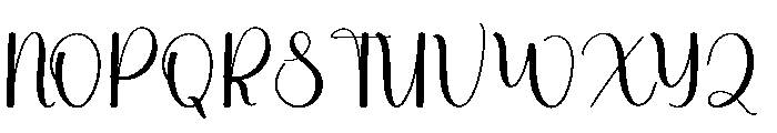 Almond Smoothie Font UPPERCASE