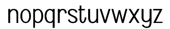 Almond Stocking Font LOWERCASE