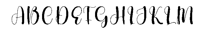 Almond1 Font UPPERCASE