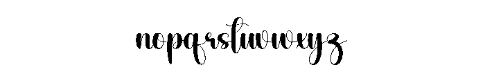Almond1 Font LOWERCASE