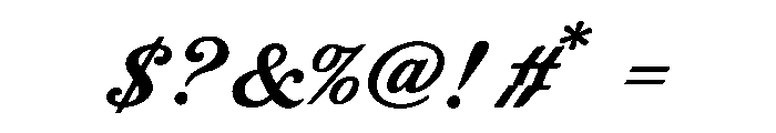 Almonday Font OTHER CHARS