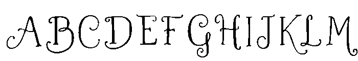 Almost Forty Regular Font UPPERCASE