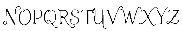 Almost Forty Regular Font UPPERCASE
