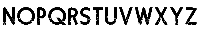 Almost Grunge Regular Font LOWERCASE