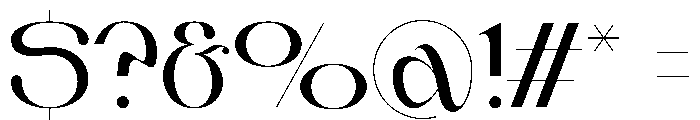 Almost Serious Font OTHER CHARS