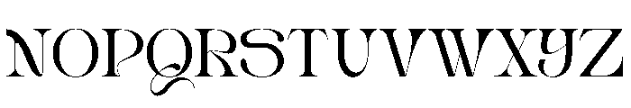 Almost Serious Font UPPERCASE