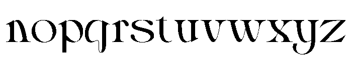 Almost Serious Font LOWERCASE
