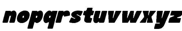 Alnio Slant Font LOWERCASE
