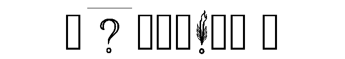 Aloes Regular Font OTHER CHARS