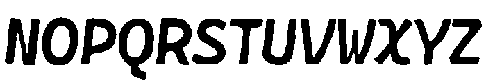 Alone Solo Italic Font UPPERCASE