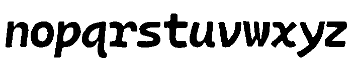 Alone Solo Italic Font LOWERCASE