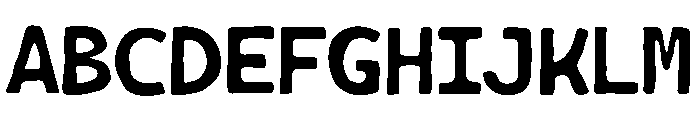 Alone Solo Font UPPERCASE