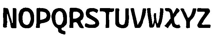 Alone Solo Font UPPERCASE