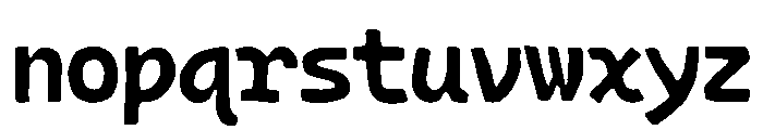 Alone Solo Font LOWERCASE