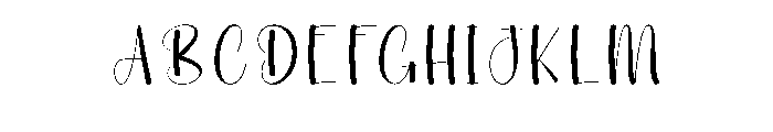 Alone1 Font UPPERCASE