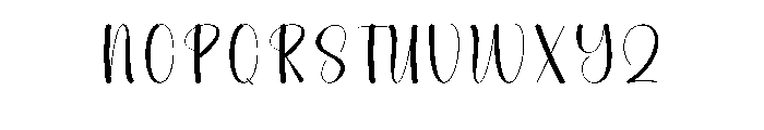 Alone1 Font UPPERCASE