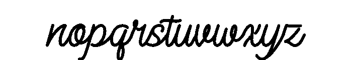 Alontima Font LOWERCASE