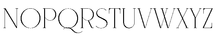 Alora Display Font UPPERCASE