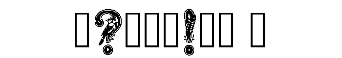 Alora Regular Font OTHER CHARS