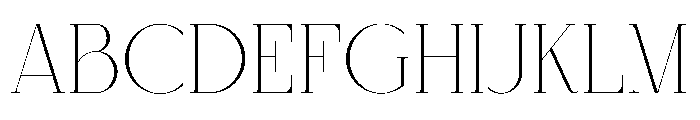 Alora Serif Font UPPERCASE