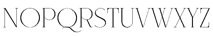 Alora Serif Font UPPERCASE