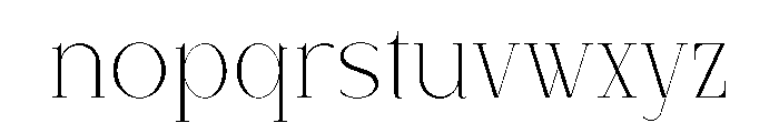 Alora Serif Font LOWERCASE