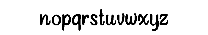 Alorienne Font LOWERCASE